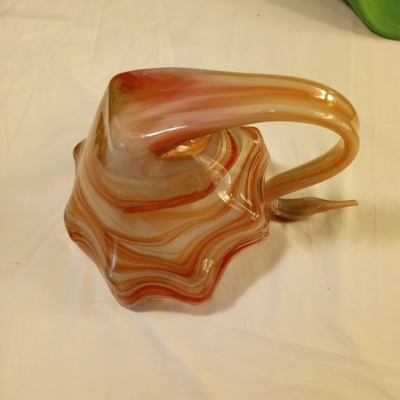 Mid Century Art Blown Glass Swan - Picture 8 of 14